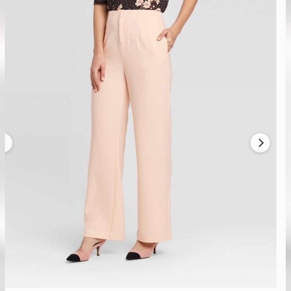 Nwt Who What Wear Sz 2 HR Wide Leg Pants - Picture 1 of 8
